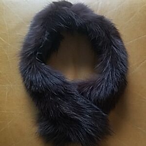Real Fox Fur Collar Scarf